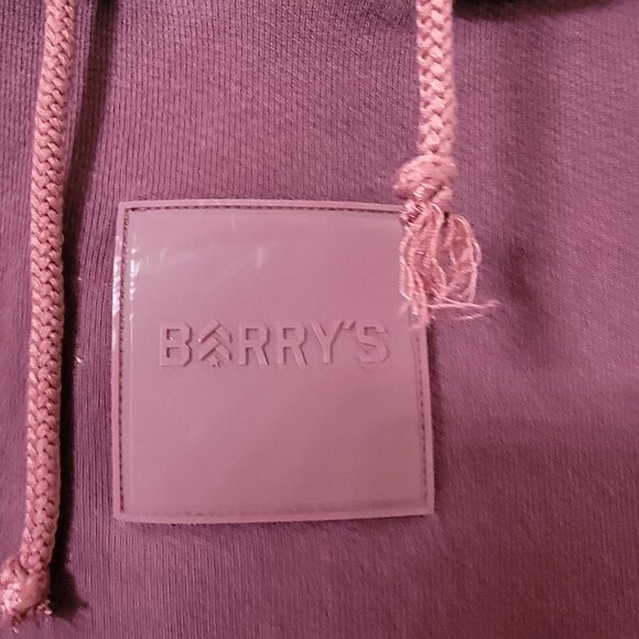 Barry's Size M Garnet (more of a wine color) Hoodie Sweatshirt, Gently Used - Picture 3 of 10